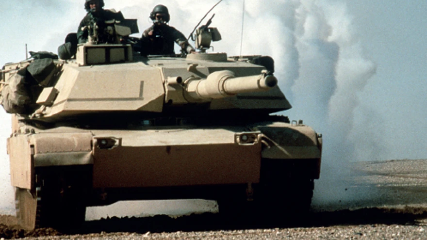 M1 Abrams tank during Operation Desert Storm