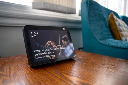 An Alexa Smart Property device at our Llandudno centre