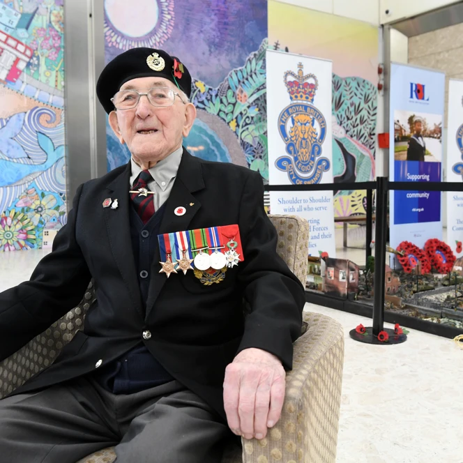 Blind veteran Richard