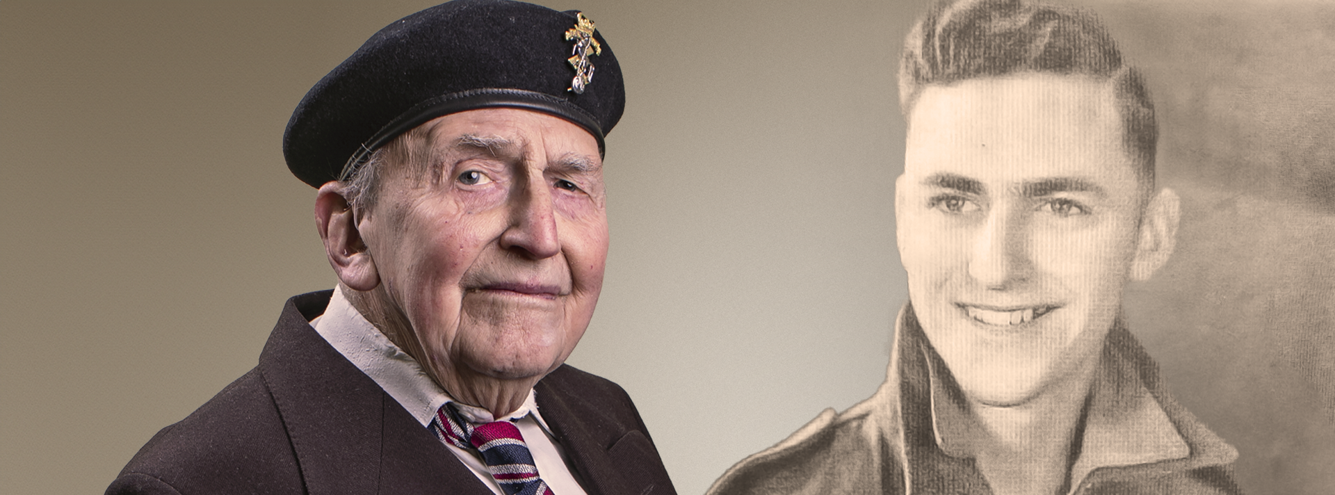 John M young and old banner