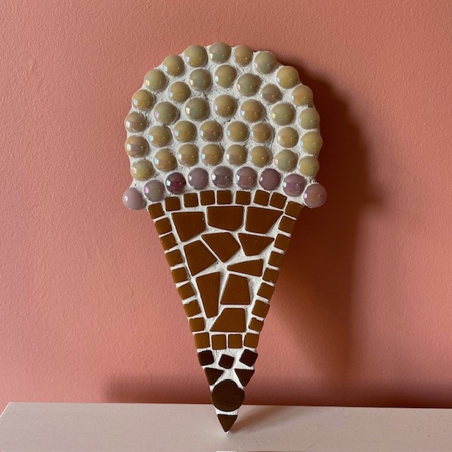 Ice cream mosaic