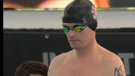 Mark Abel at the pool