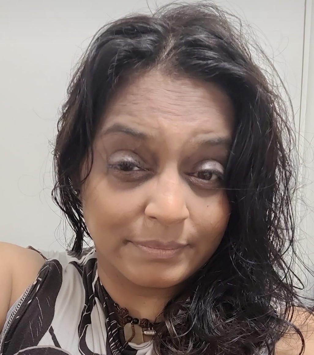 A selfie of blind veteran Shavita