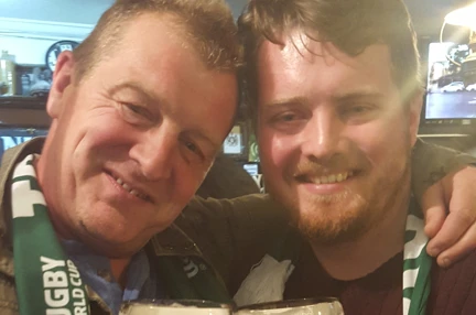 Steve and his son Ben