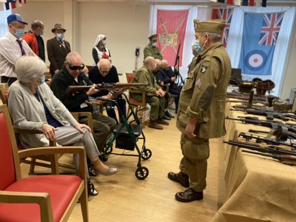 A photo of a weapon demonstration which took place as part of Military Week