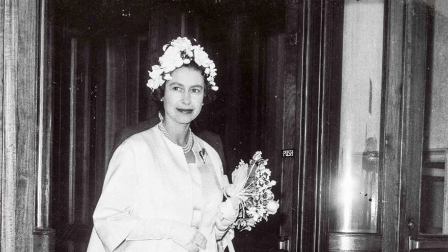 A photo of Her Majesty the Queen at Brighton Centre