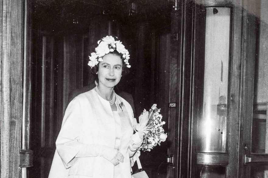 A photo of Her Majesty the Queen at Brighton Centre