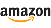 Amazon logo linking to their website