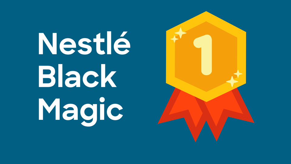1st place Nestlé Black Magic