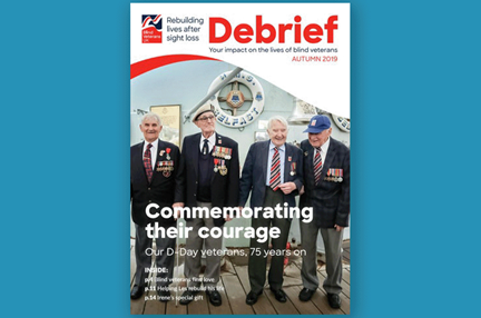 The cover of the autumn 2019 issue of Debrief 
