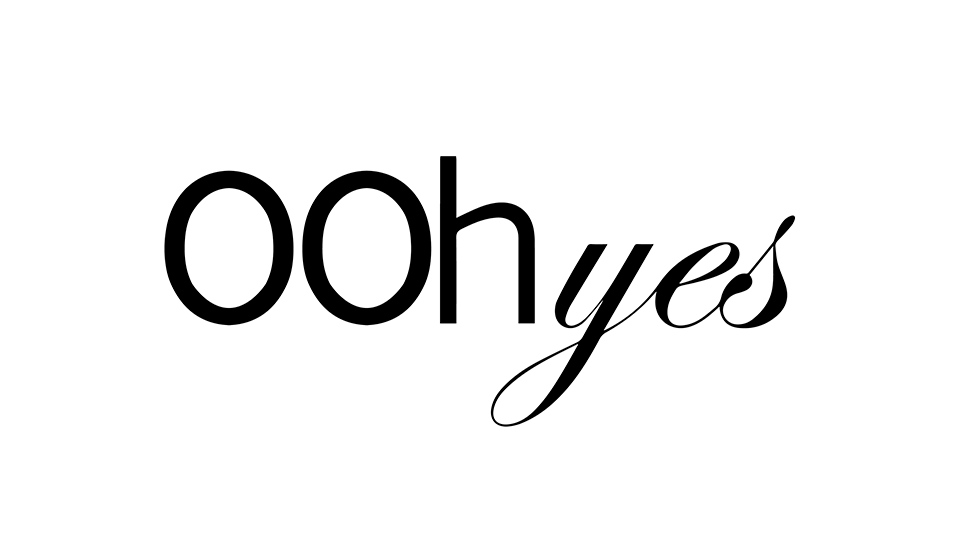 The logo is black on a white background and says "Oohyes"