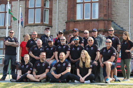 A group photo outside the Llandudno centre