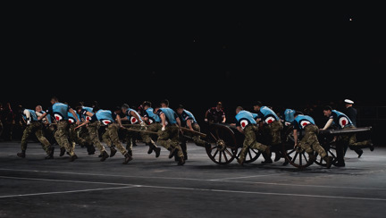 Photo from a previous Tattoo of the RAF Field Gun Crew