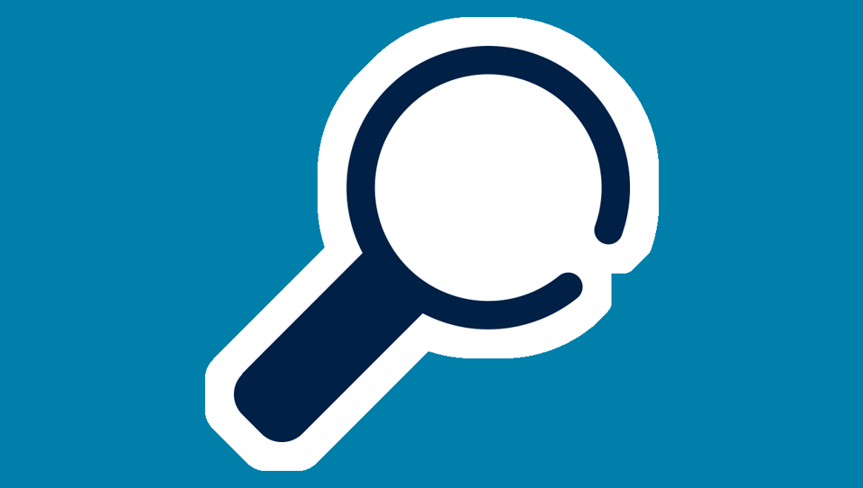 Icon of a magnifying glass