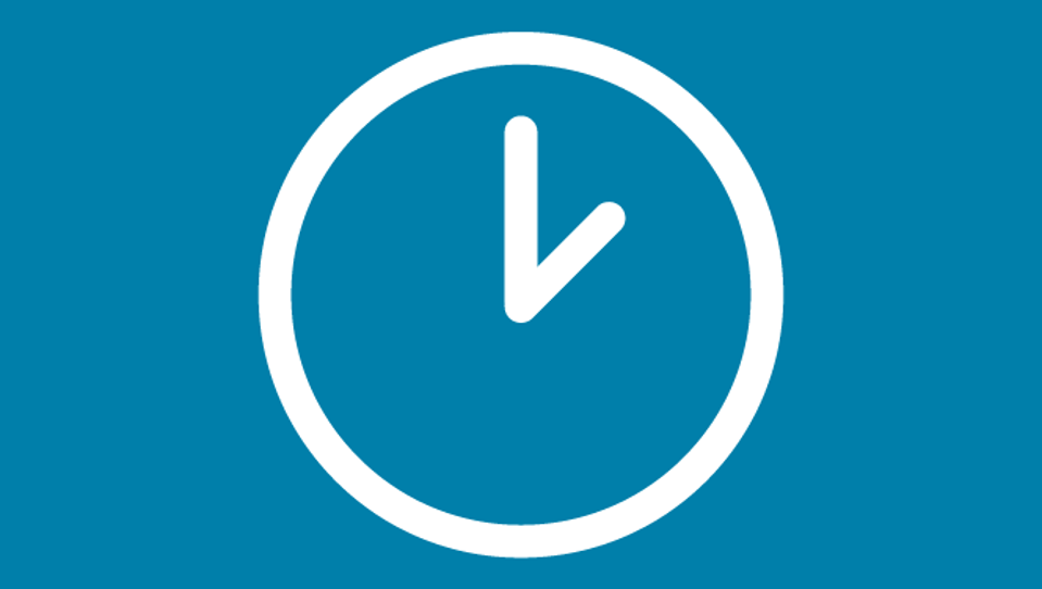 Icon of a clockface