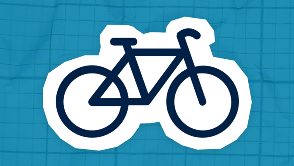 An icon of a bicycle to indicate cycle 2 week scheme
