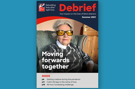 The cover of the summer 2021 issue of Debrief 