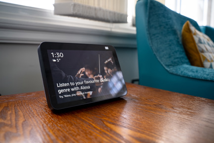 An Alexa Smart Property device at our Llandudno centre