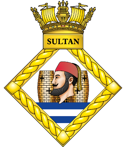 A picture of a sultan man with a red fez and the words Sultan