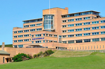 Landscape photograph of Blind Veterans UK centre in Ovingdean