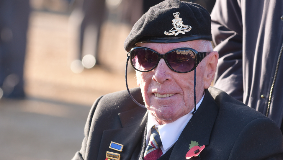 Blind veteran Tom, Korean War veteran