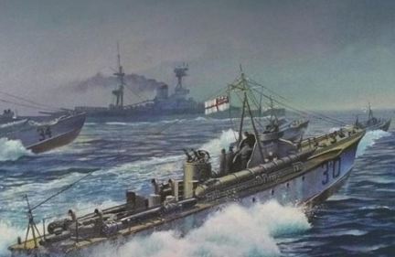 Illustration of a military ship from Glimpses of War Volume 2 front cover