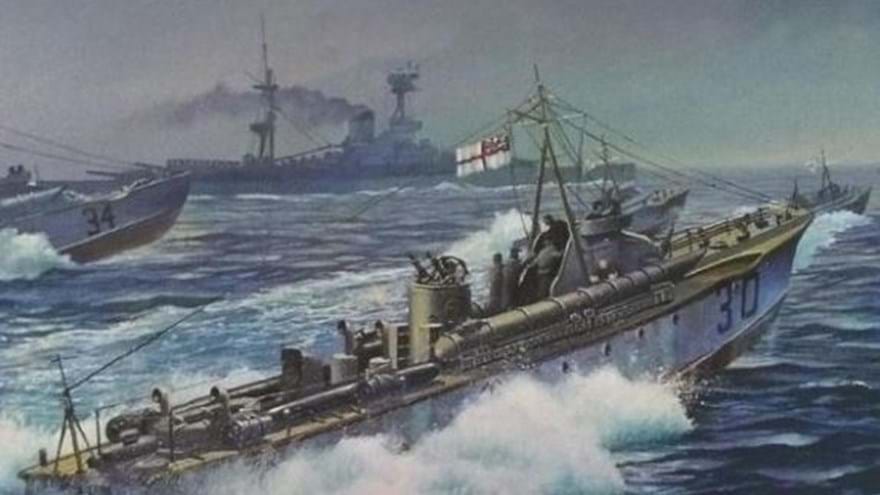 Illustration of military ship from Glimpses of War Volume 2 front cover