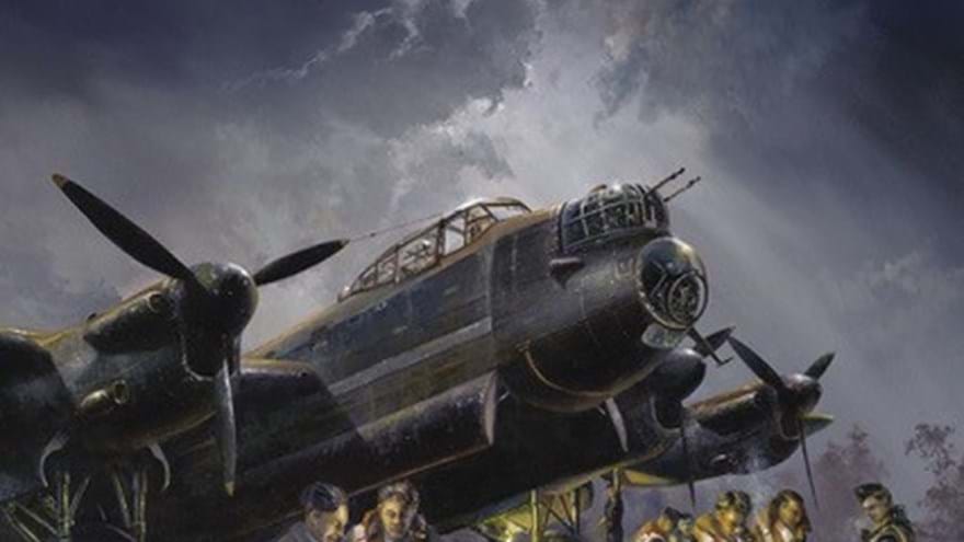 Glimpses of War Volume 1 book front cover, featuring an illustration of soldiers gathered around a war plane on a dark, gloomy night.