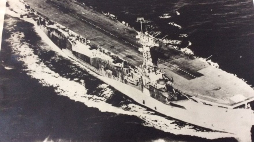 Photo of HMS Campania Ship from the 1940s