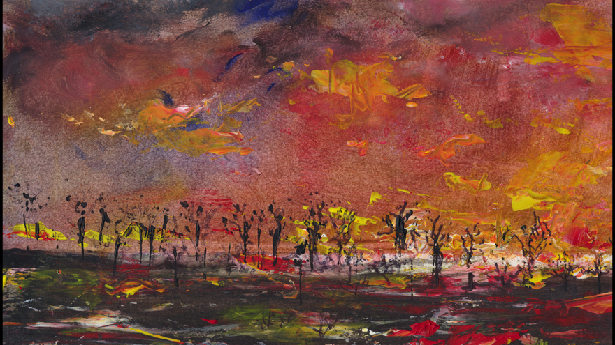 Bill's sunset landscape