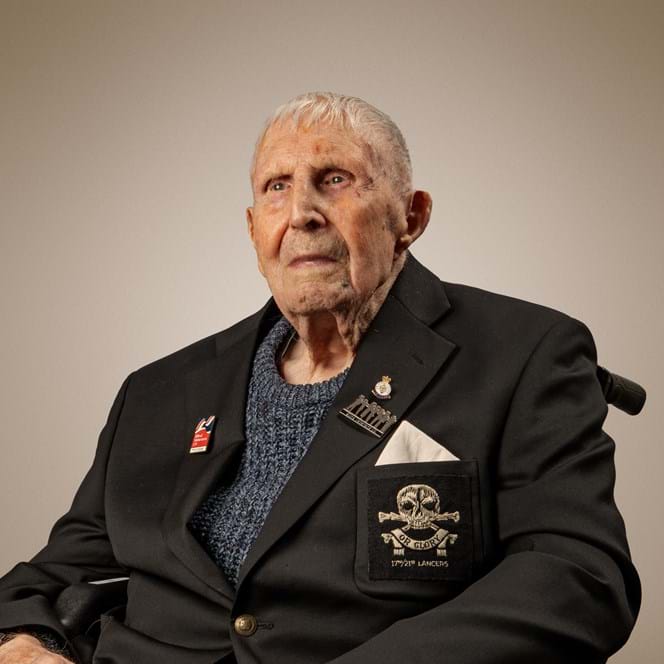 Blind D-Day veteran George