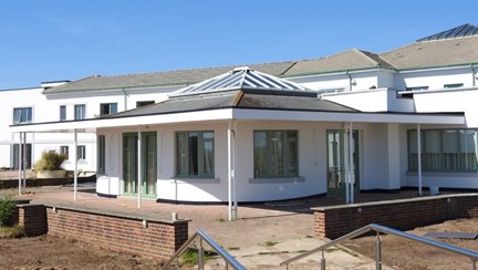 The outside of the Rustington centre of Wellbeing