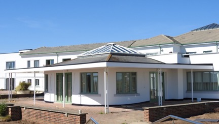 The outside of the Rustington centre of Wellbeing